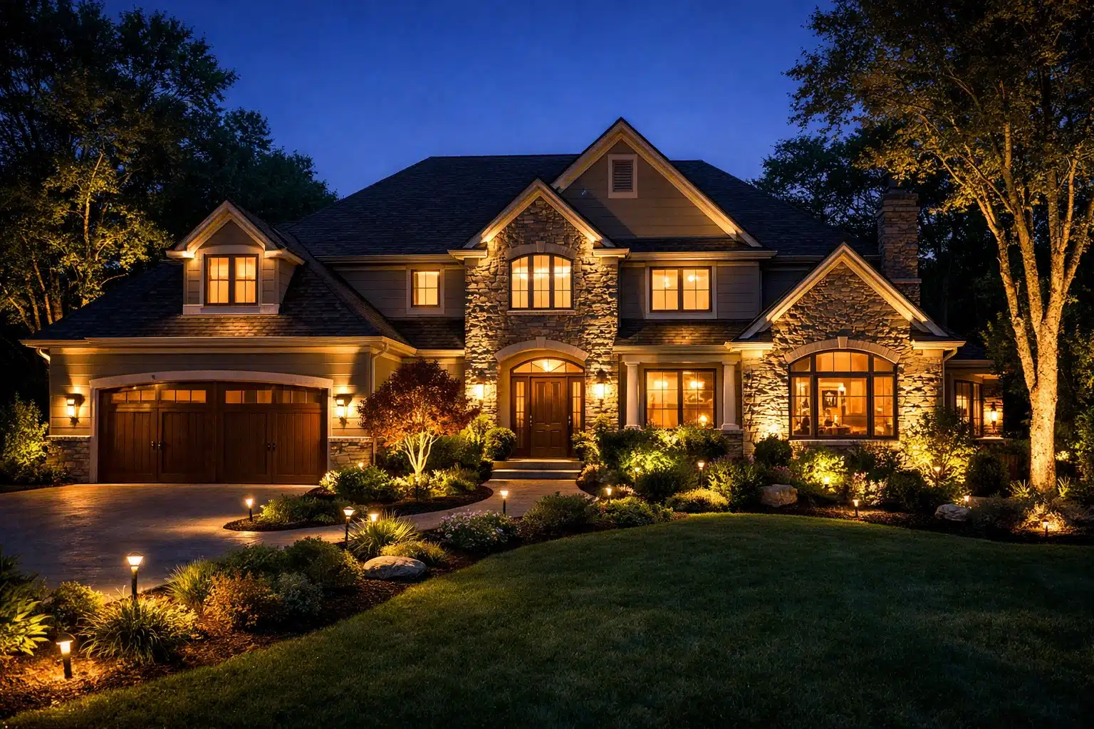 What Does a Comprehensive Landscape Lighting Project Involve and How to Choose the Right Electrician?